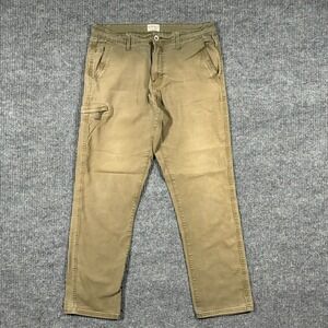 Weatherproof Vintage Mens Khaki Pants Size 36x32 Relaxed Fit Outdoor Casual